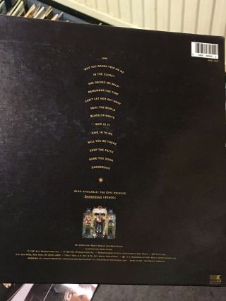 MICHAEL JACKSON DANGEROUS WORLD TOUR CD PRESENTATION PACKAGE 1992 2