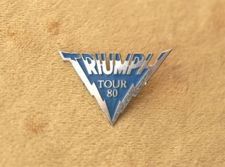 Triumph Tour 1980 Pin Badge Heavy Metal Rock Music Band