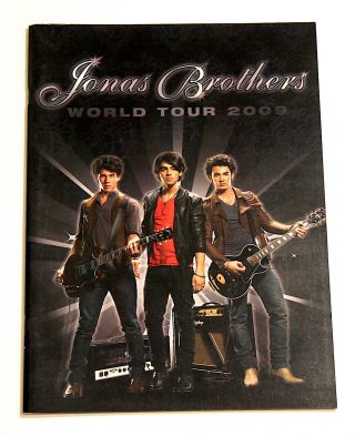 Jonas Brothers 2009 World Tour Program Nick Jonas