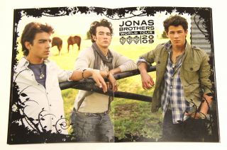 Jonas Brothers 2009 World Tour Program Nick Jonas 2