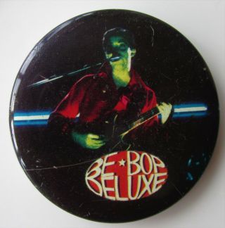 Be Bop Deluxe Large Vintage Metal Pin Badge From The 1970 