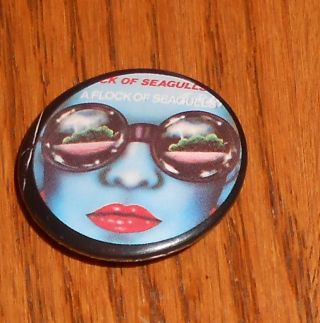 A Flock Of Seagulls Button Pin Promo 1 1/4”