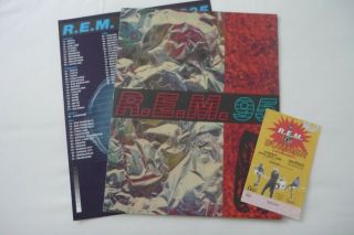 R.  E.  M.  Tour 95 Programme,  Ticket