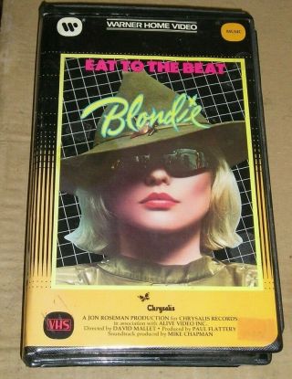 Blondie:eat To The Beat Rare Vhs Video Tape 1983 Ntsc Us Debbie Harry Chrysalis