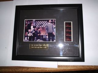 The Rolling Stones,  Film Cell Presentation.  With Certifacate.  60s,  70s