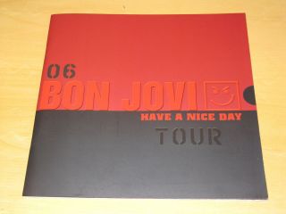 Bon Jovi - 2006 Have A Day Tour - Tour Programme (promo)
