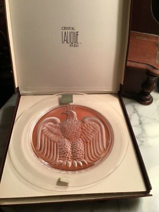 Lalique Bi - Centennial Plate