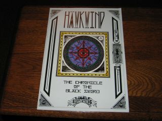 Hawkwind - Chronicle Of The Black Sword 1985 - Official Tour Programme (promo