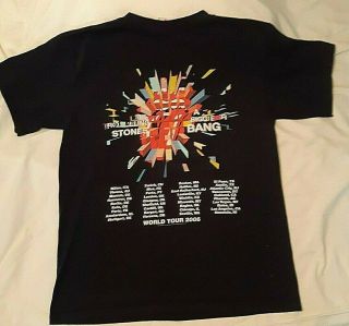 Rolling Stones 2006 Medium A Bigger Bang Concert T - Shirt