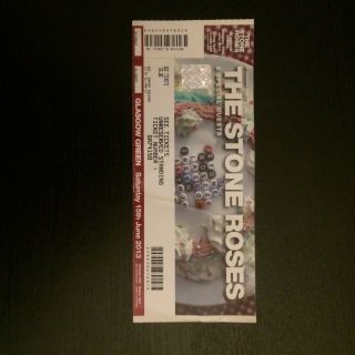 2013 The Stone Roses Ticlet Glasgow Green