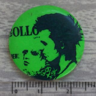 Vtg Og Sex Pistols Sid Vicious 25mm Pin Badge Punk 1970s