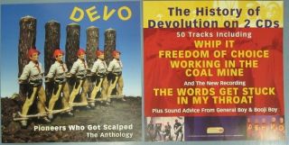 Devo 2000 Pioneersscalped 2 Sided Promotional Poster/flat Flawless Old Stock