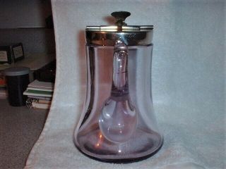 Antique Heisey Syrup Pitcher Sun Purple with a Wide Bottom 4