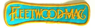 Fleetwood Mac - Logo - Old Og Vtg 1970`s Embroidered Patch