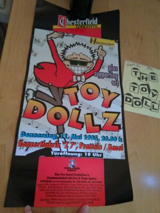 The Toy Dolls Poster Orcastrated Tour 95 