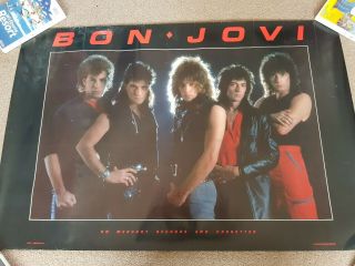 Bon Jovi 1984 Poster Mp561 Poster U.  S.  A.  83.  5cms Wide X 56cms Tall