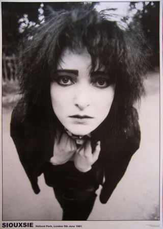 Siouxsie Sioux And The Banshees Poster 23.  5 X 33 Uk Import Us