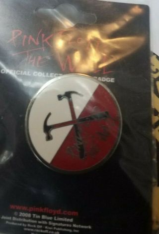 Pink Floyd Lapel Pin 2008 Vintage Oop Rare Collectible