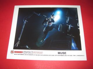 Muse Matt Bellamy 10x8 Inch Promo Press Photo 68
