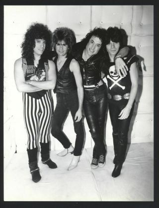 1983 Quiet Riot Group Photo Vintage Photo Heavy Metal Band Gp