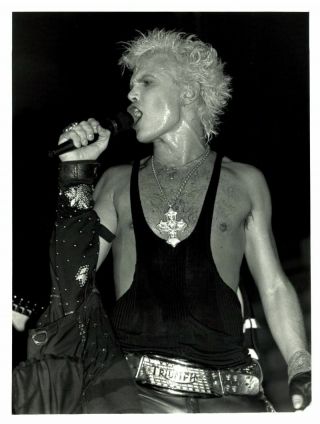 1980s Billy Idol Vintage Photo English Punk Singer Gp