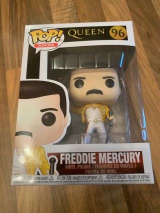 Queen/freddie Mercury Pop Rocks Vinyl Figure No.  96 Bnib