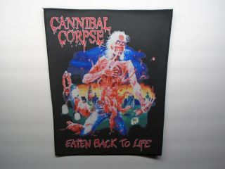 Cannibal Corpse Eaten Back To Life Sublimated Back Patch