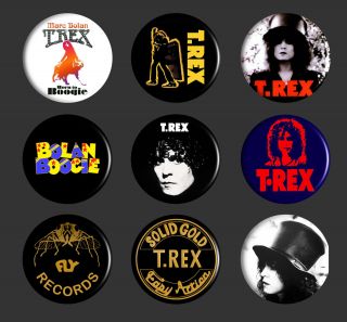 T.  Rex Badges,  Marc Bolan Badges