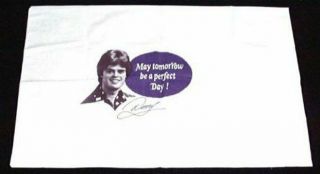 Donny Osmond Official Fan Memorabilia Osmond Pillow Case 1970 