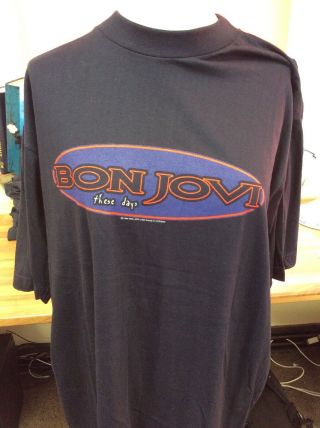 Bon Jovi These Days 1996 Tour T Shirt - Xl Size
