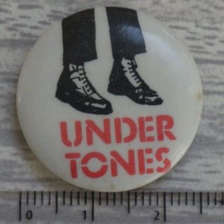 Vtg The Undertones 25mm Pin Badge Music Band 1970s 80s Punk Rock