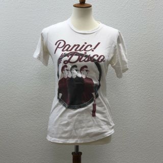 Unisex Panic At The Disco 2013 Tour T - Shirt Small Sm White Backprint Anvil