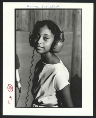1980s Nadine Sutherland Vintage Photo Jamaican Reggae Singer Gp