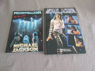 Michael Jackson Moonwalker Storybook & Bad Special Book (vintage)
