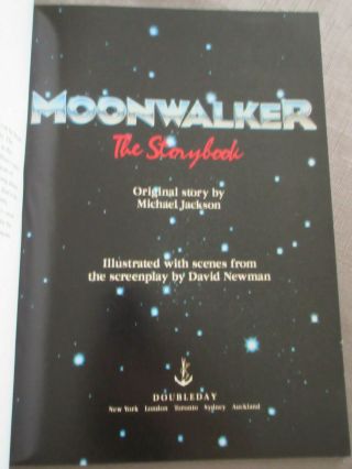 Michael Jackson Moonwalker Storybook & Bad Special Book (Vintage) 4