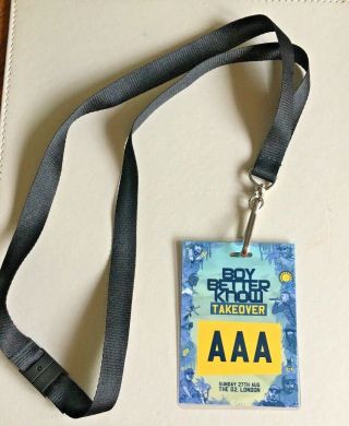 Boy Better Know Takeover Aaa Access All Areas Pass 27 Aug 2017 O2 London Grime
