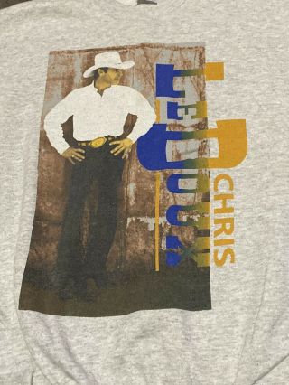 Vintage Chris Ledoux Under This Old Hat Concert Sweatshirt Xl