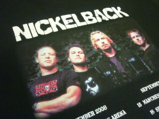 Nickelback 2008 Tour T Shirt All The Right Reasons Size Xl
