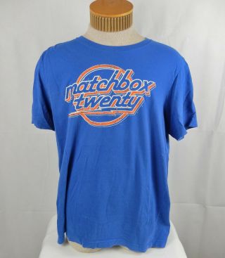 Matchbox Twenty Band / Concert / Music Blue T - Shirt Adult Sz.  Xl