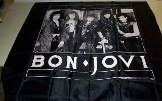 Bon Jovi Huge Group Vintage Tapestry