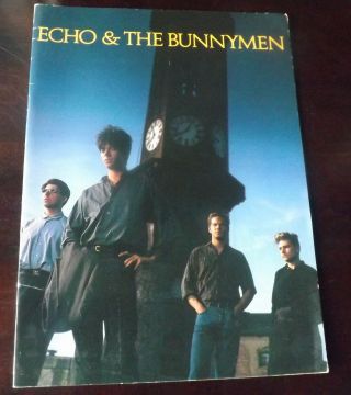 Echo & The Bunnymen Songs To Learn & Sing Tour Programme