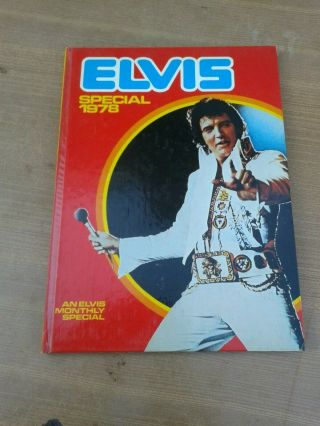 Elvis,  1978 Special Annual,  Elvis,  Monthly Special Hardback Book,  Elvis,