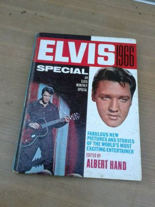 Elvis,  1966 Special Annual,  Elvis,  Monthly Special Hardback Book,  Elvis,