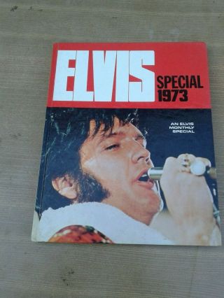 Elvis,  1973 Special Annual,  Elvis,  Monthly Special Hardback Book,  Elvis,
