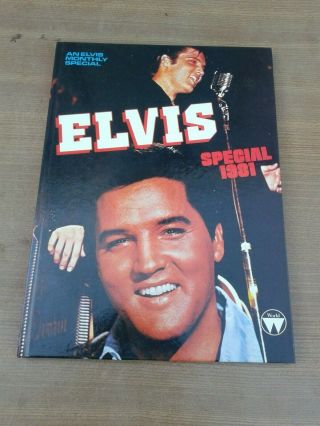 Elvis,  1981 Special Annual,  Elvis,  Monthly Special Hardback Book,  Elvis,
