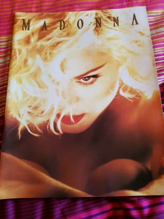 Madonna Concert Programme - Blond Ambition Tour 1990