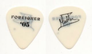 Mick Jones Foreigner 2005 Tour Show Signature Guitar Pick