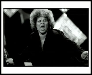 1980s Etta James On Stage Vintage Photo Jazz R&b Singer Gp