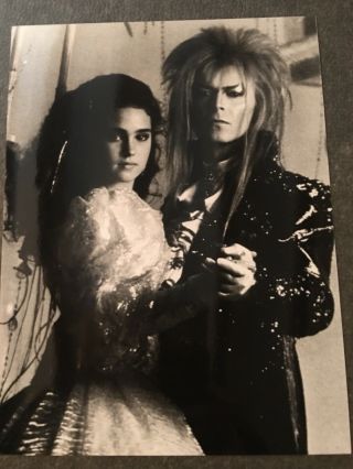 David Bowie & Jennifer Connelly In Labyrinth Bbc Press Photo
