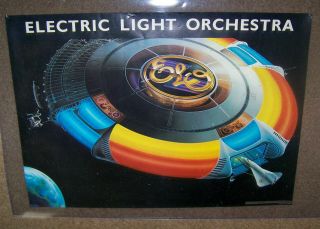 1977 Electric Light Orchestra Out Of The Blue Poster Vintage Rock And Roll Elo